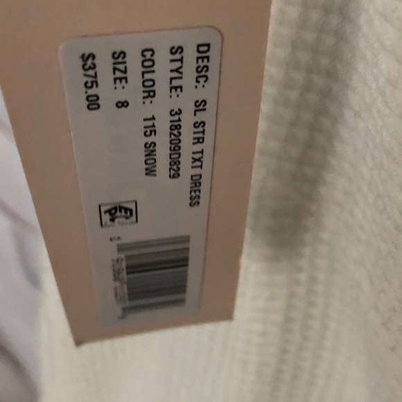 Rebecca Taylor Textured Dress. NWT.  Ivory Size 8 - Picture 13 of 13